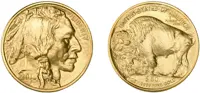 Gold American Buffalo coin