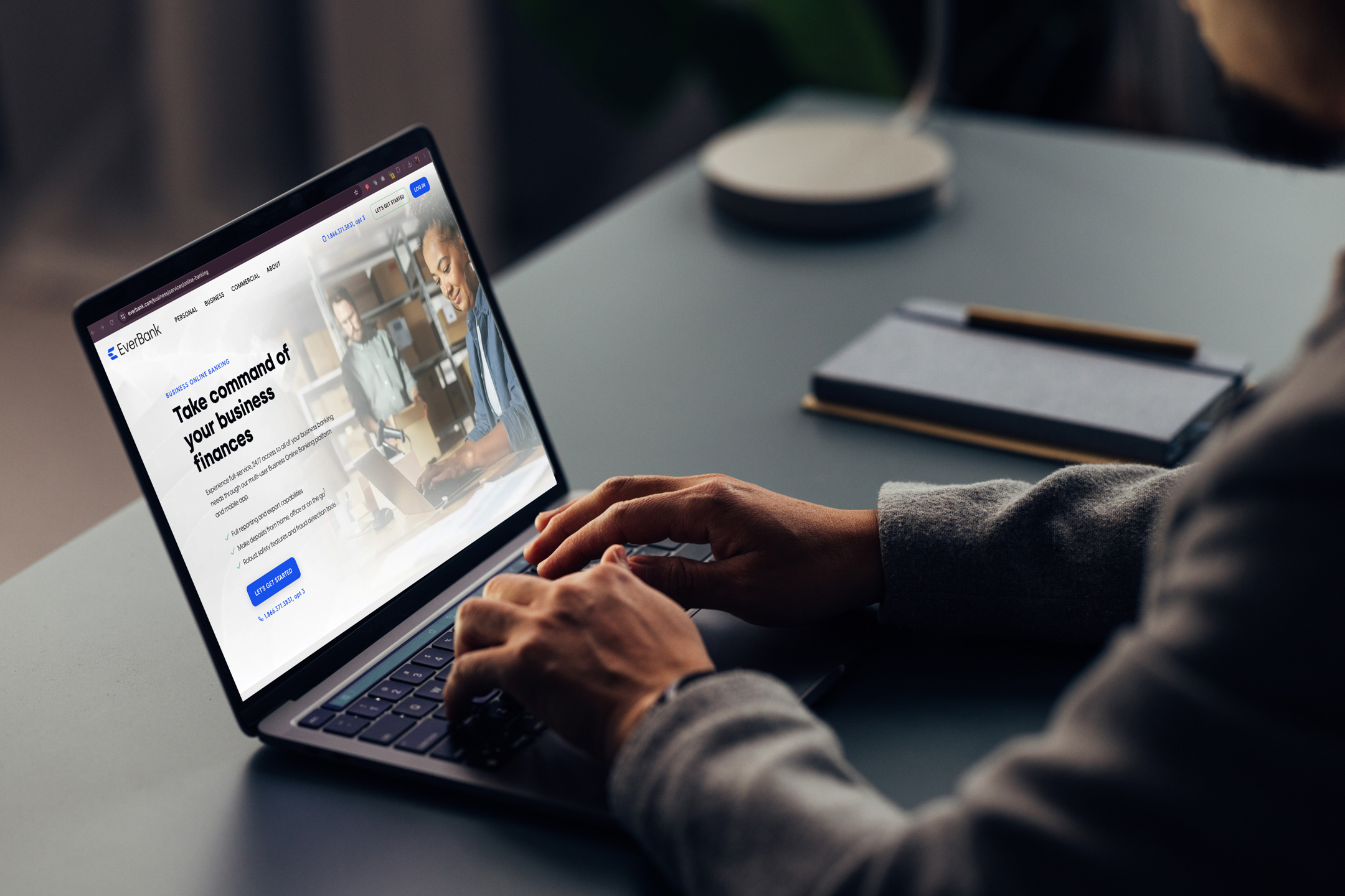 Man on laptop